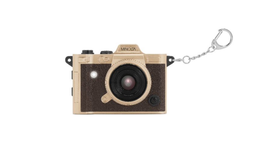 Discover the Secret with MINOLTA MNBM1 Mini Pro Camera (Brown & Gold)