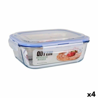 Quttin Portapranzo Quadrato Ermetico 400Ml Design Ermetico e Sicuro