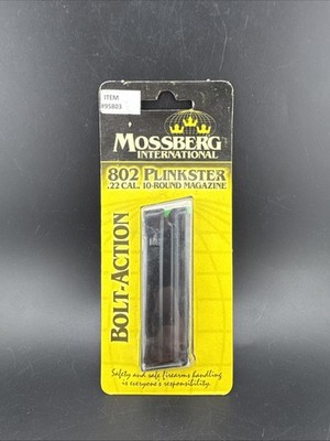 UNUSED MOSSBERG 802 PLINKSTER 10 ROUND .22 BLUED MAGAZINE IN ORIGINAL PACKAGING