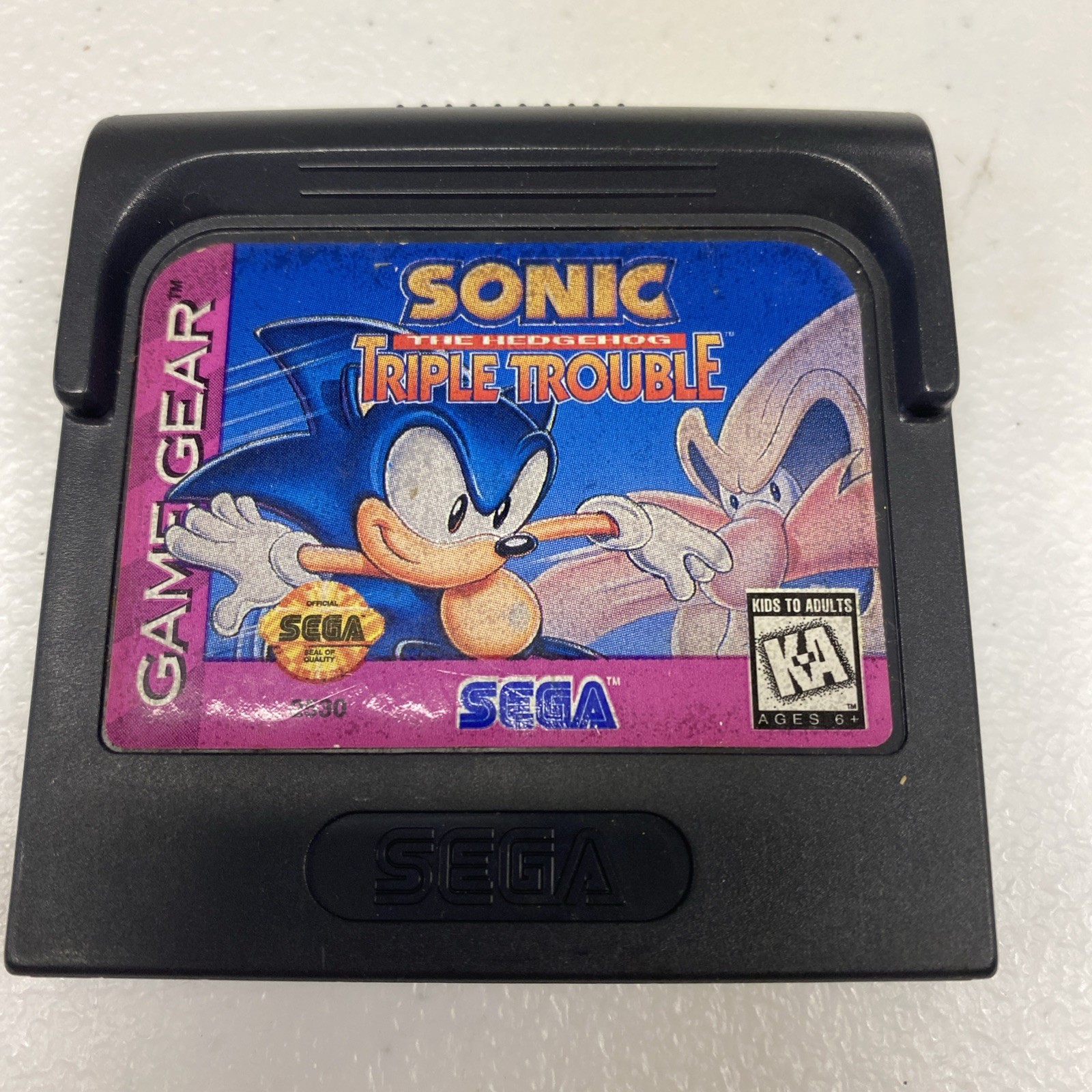 Sonic the Hedgehog: Triple Trouble Sega Game Gear 1994 (Game Only)