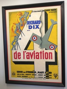 Original French Vintage Poster - Lost Squadron - 1932 - Linen/Framed