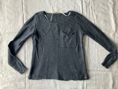 Garcia Jeans Women's grey blue Jumper Lagenlook artsy arty size S UK 8
