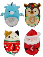 Squishmallows Unisex Plush Slippers Dragon / Cat / Santa / Hedgehog Christmas