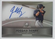 2010 Bowman Platinum Auto Refractor Jordan Henry #BPA-JH Auto 0c2