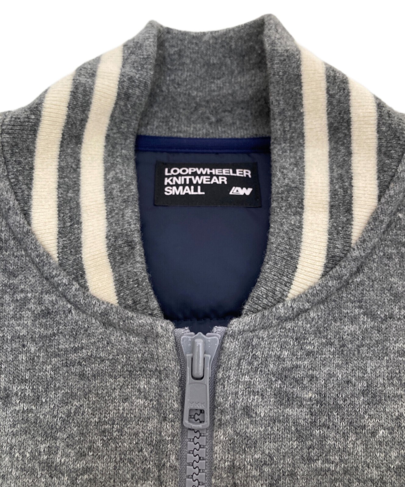 LOOPWHEELER Down-filled stadium jacket Size: S Gr… - image 3