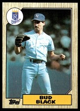 1987 Topps Bud Black Kansas City Royals #669