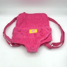 Build A Bear Pink Backpack Plush Stuffed Animal Carrier Accessory BABW