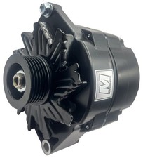 Ultra Series Gm 10si Alternator Black 140 Amp 6 Rib Serpentine Pulley Fan