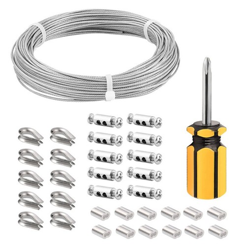 Rust Resistant Wire Rope Kit Made from 304 Stainless Steel for Reliable Use - Foto 5 di 11