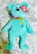 TY Beanie Baby Ariel the Bear - 2000 Rare with Errors Excellent Condition