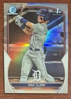 Max Clark 1st 2023 Bowman Draft Chrome Prospects Refractor #BDC-76 Tigers