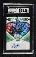 2019 Elite Extra Edition Emerald 7/10 Miguel Vargas SGC 9.5 Mint+ Auto 01wq