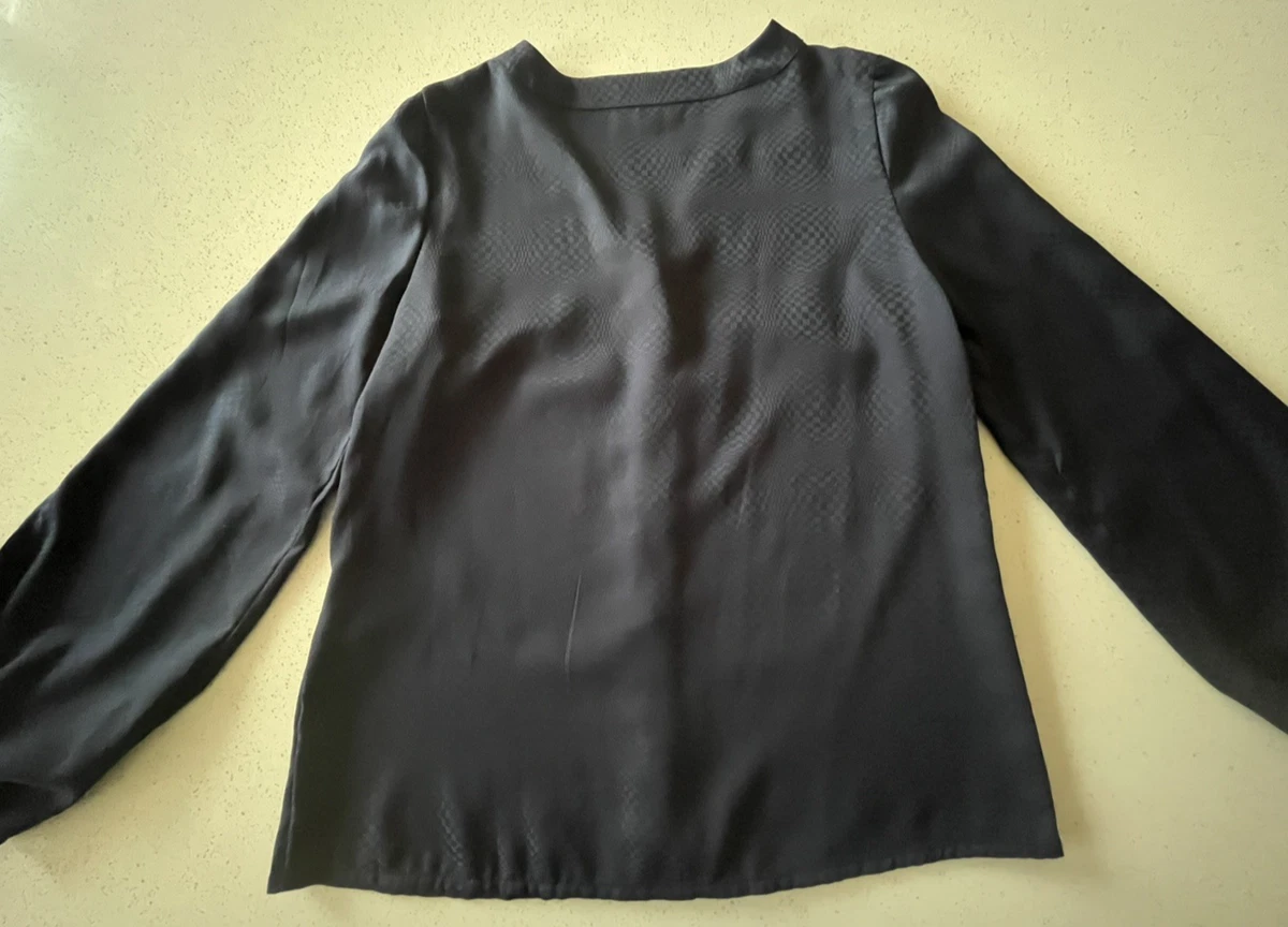 Vero Moda - Navy Blue long slved Blouse Sz S 8-10 New