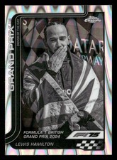 2025 Topps Chrome F1 - Lewis Hamilton #133 B&W Raywave Refractor Grand Prix