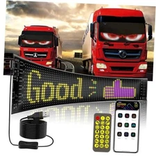 Devil Eyes Light for Cars,Programmable LED Ultra-Thin Flexible Display Screen 