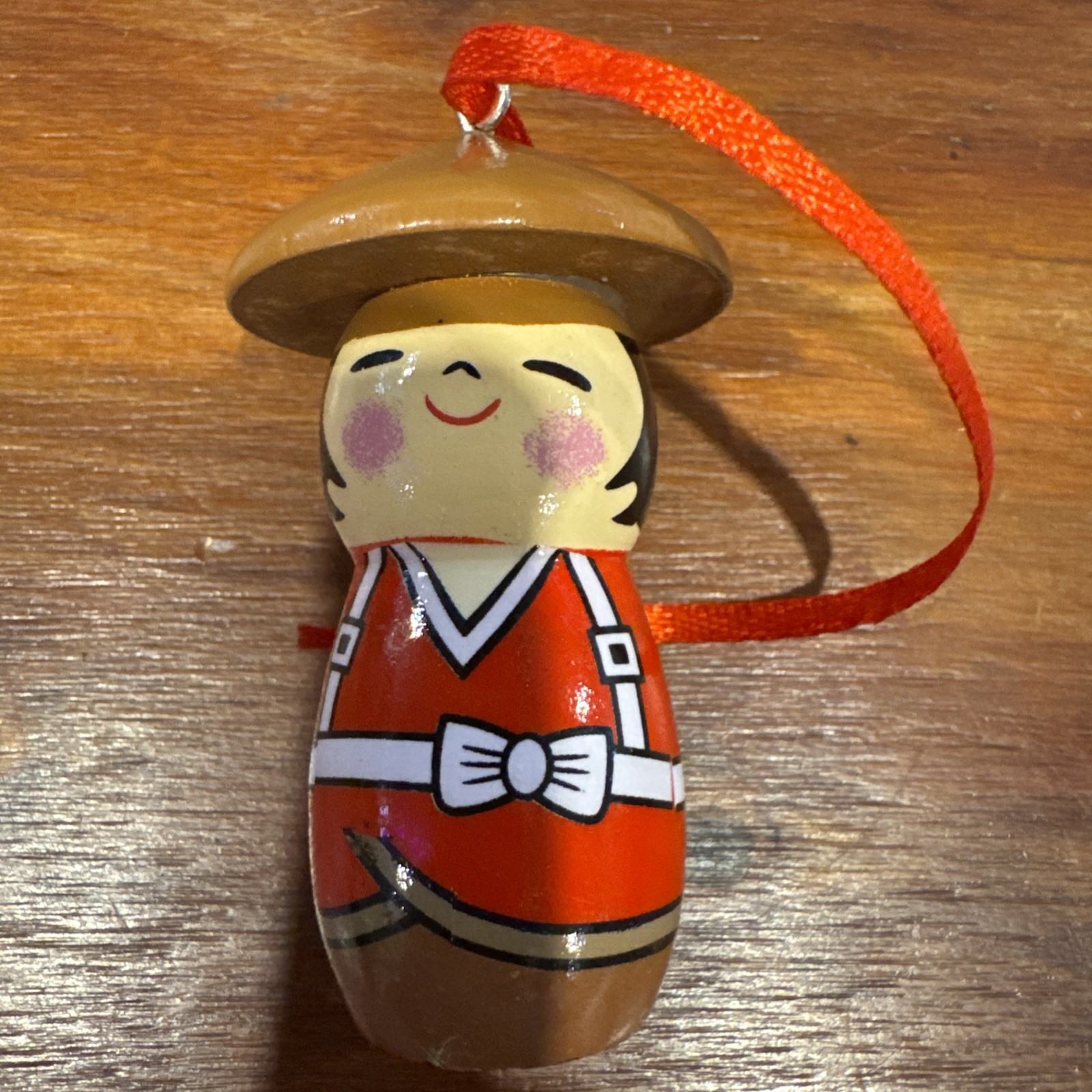 Usaburo Kokeshi Wasshoi Girl & Boy  Festival Lot of 2  NICE