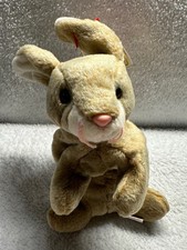 Ty Beanie Babies Nibbly The Bunny Multicolor 1999 Stuffed Animal Plush Toy New
