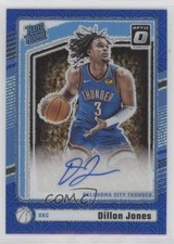 2024-25 Panini Donruss Optic Choice Blue Prizm 2/24 Dillon Jones #346 Auto 0c3