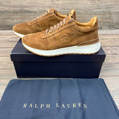 Ralph Lauren Purple Label Mens Ethan Calf-Suede Sneaker Size  display picture 1