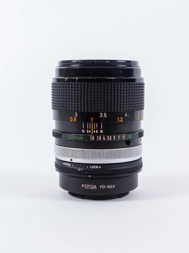 Good condition Canon FD NFD 85mm f/1.8 MF Portrait Lens w/ Cap from USA