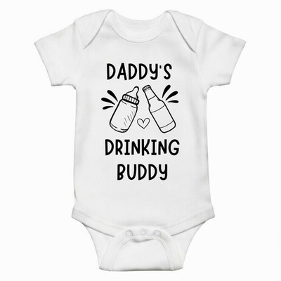 Baby Onesie ''Daddy's Drinking Buddy''