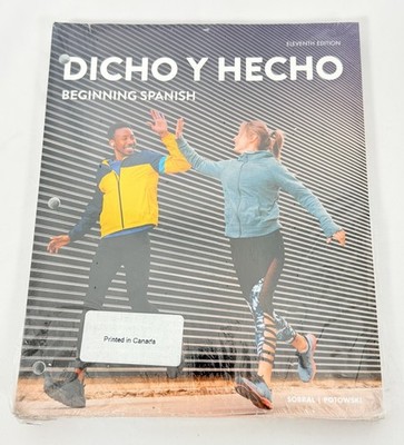 Dicho Y Hecho Beginning Spanish 11th Edition Loose-Leaf Book Sobral VISTA READ