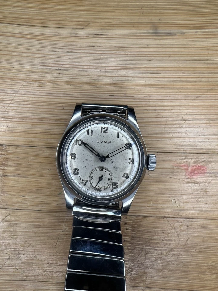 Lot Of 5 Vintage Project Watches, Mostly Military WW2 Watches - Image 2 of 4