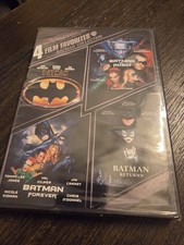 Batman/Batman & Robin/Batman Forever/Batman Returns NEW DVD 4 Film Collection Batman/Batman & Robin/Batman Forever/Batman Returns NEW DVD 4 Film Collection
