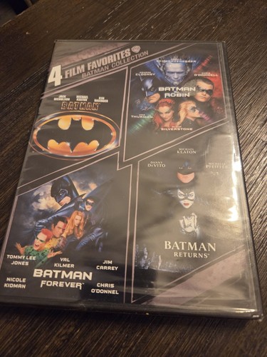 Batman/Batman & Robin/Batman Forever/Batman Returns NEW DVD 4 Film Collection - Bild 1 von 4