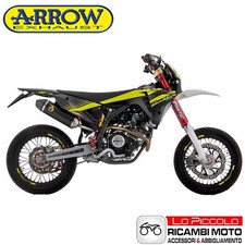 TERMINALE SCARICO ARROW STREET THUNDER ALLUMINIO NERO FANTIC XEF 125 2023 2024