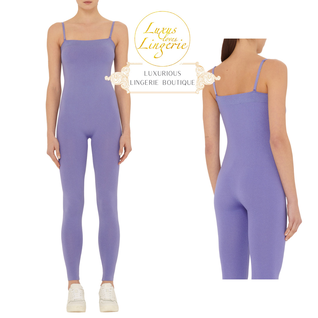 Brillante Mono By Wolford M Ultra Violeta Luz Aqua Cuerpo Completo Mono Brillo