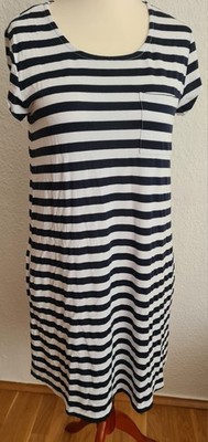 Splendid Kleid Gr M 38 ganz weich mot Modal maritim Blau Weiß gestreift