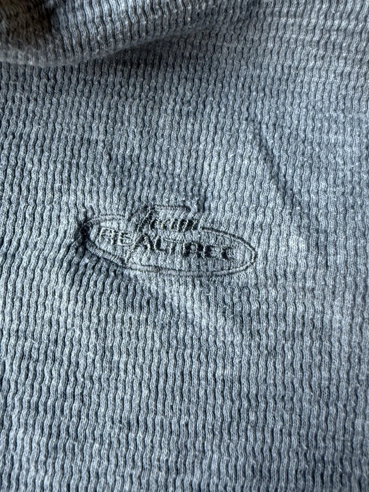 Real Tree Men’s Size 2XL Gray Thermal Long Sleeve Shirt - Image 2 of 3