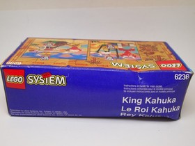 LEGO  System 6236 Islanders King Kahuka - 100% Complete with Manual-UNOPENED 
