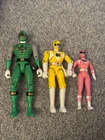 LOT OF 3 VINTAGE 1990'S POWER RANGERS ACTION FIGURES