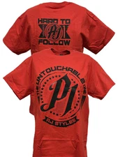 WWE AJ Styles Untouchable Red T-Shirt