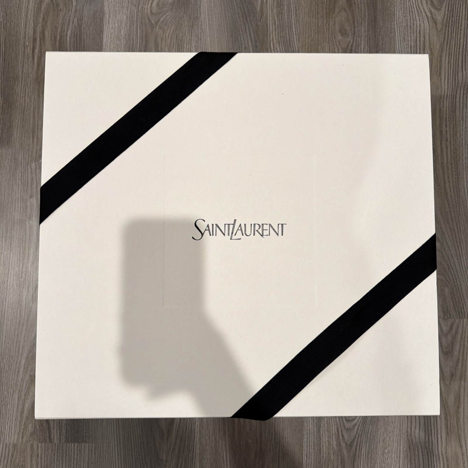 Yves Saint Laurent Large Empty Box With Ribbon - 20” x 18.5” x 8.5”