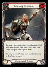 Flesh and Blood FAB Ironsong Response (Red) NM 1st EditionNormal