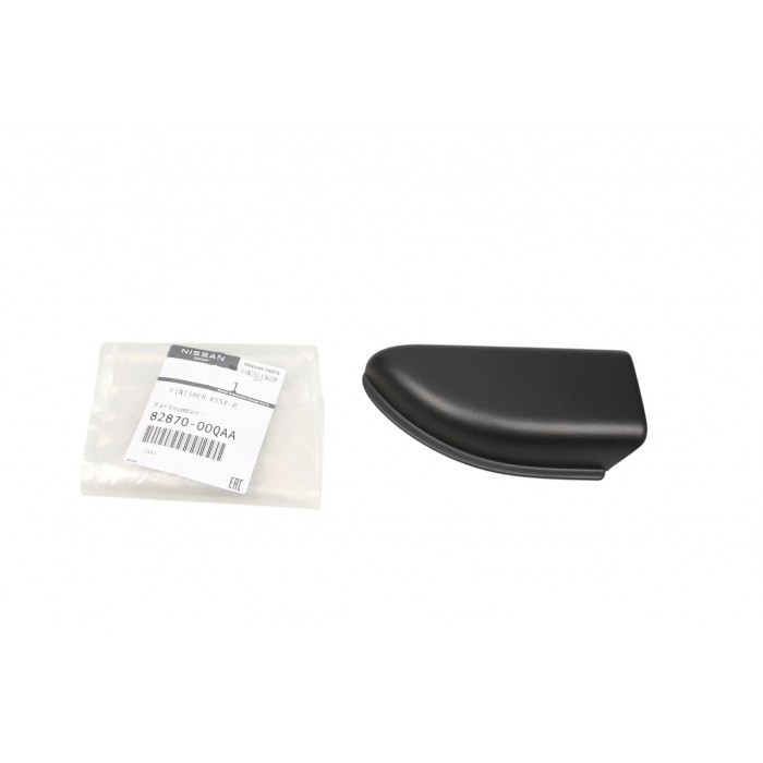 Moulure de porte coulissante droite Renault Trafic 2 en ABS noir
