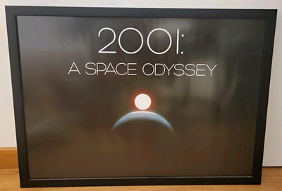 Gerahmtes Poster: 2001: A Space Odyssey/ Internationaler Versand auf Anfrage!