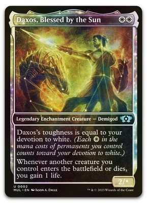 Daxos, Blessed by the Sun #2 (Foil) (LP) March of the Machine MUL Magic MTG