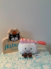 Jellycat Silly Sushi Nigiri BNWT Authentic Plush Soft Toy + 5 Tag Protectors