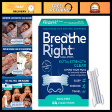 Extra Strength Nasal Strips - Drug-Free Congestion Relief, Snoring Aid, 44ct