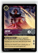 Jafar - Newly Crowned 51/204 Super Rare Archazia's Island Lorcana Near Mint