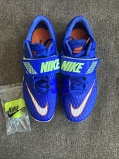 Nike Zoom HJ High Jump Elite Track Spikes Racer Blue 806561-400 Men's Size 9