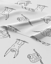 Kids Sloths Full 4 Piece Sheet Set - Boys, Girls, Teens, Toddler - Easy Fit D...