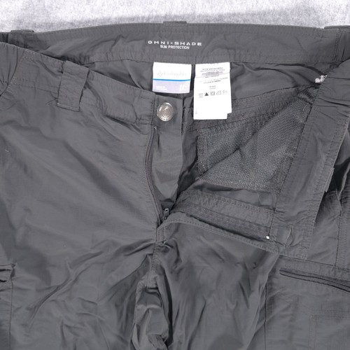 Columbia Gray Hiking Outdoor Convertible OmniShade Silver Ridge Pants Mens 32x29 - Picture 5 of 18
