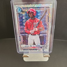 Jeremy De La Rosa 2021 1st Bowman Chrome Speckle #75/299