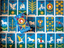 Rare Russian Tarot Of Horses 56 Card Deck & LWB The Horse Tarot 