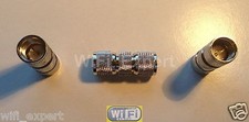 Coax Adapter MiniUHF Male Plug to MINI UHF Male RF Barrel Connector STRAIGHT USA